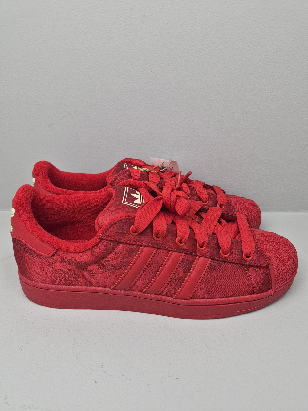 adidas Superstar II Low Top Lace Up Better Scarlet/Wonder White IH9302 2025 Mens - Picture 3 of 11